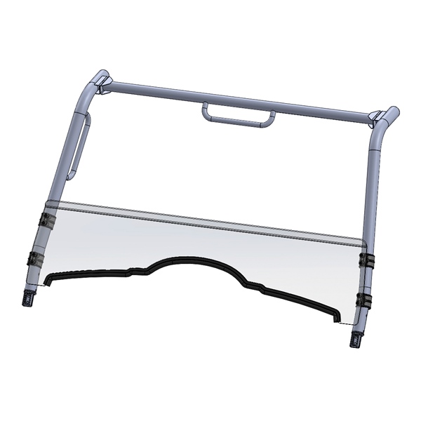 KYMCOWS4002 DIRECTION2 Direction 2 Short Windshield - Scratch Resistant KYMCO WINDSHIELD SHORT KYMCO DIRECTION2 Windshield Clear