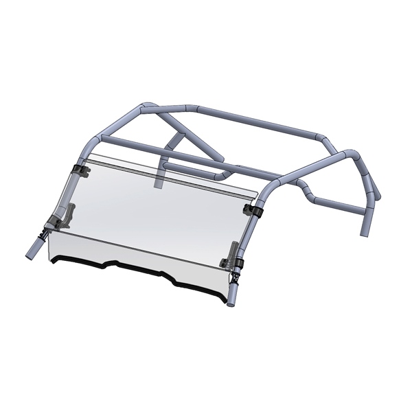 YXZ19WS1000 DIRECTION2 Direction 2 Tilt Windshield YAMAHA WINDSHIELD FULL TILT FT YAM DIRECTION2 Tilt Windshield Clear
