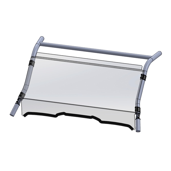 Image-2 Direction 2 Full Windshield - Scratch resistant YAMAHA WINDSHIELD FULL YAM DIRECTION2 YXZ19WS1004 YXZ19WS1004 DIRECTION2