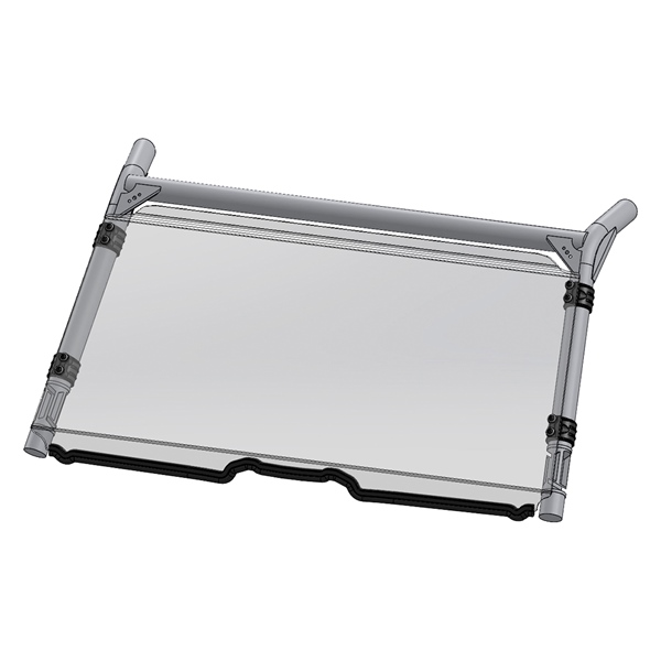 TALWS1004 DIRECTION2 Direction 2 Full Windshield - Scratch resistant HONDA WINDSHIELD FULL HON DIRECTION2 Full Windshield - Scratch resistant Clear