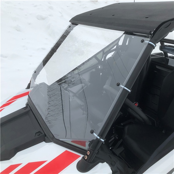 Image-2 Direction 2 Windshield with Roof POLARIS WINDSHIELD FT/RR & ROOF POL DIRECTION2 YRZR200PKG YRZR200PKG DIRECTION2
