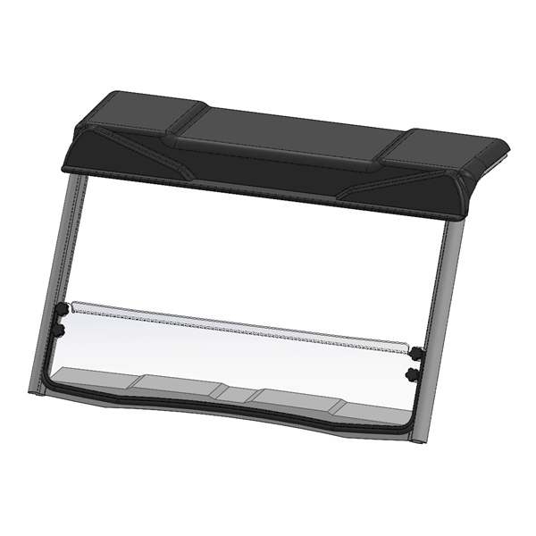 CFWS8002 DIRECTION2 Direction 2 Short Windshield - Scratch Resistant CFMOTO WINDSHIELD SHORT CFMOTO DIRECTION2 Windshield Clear
