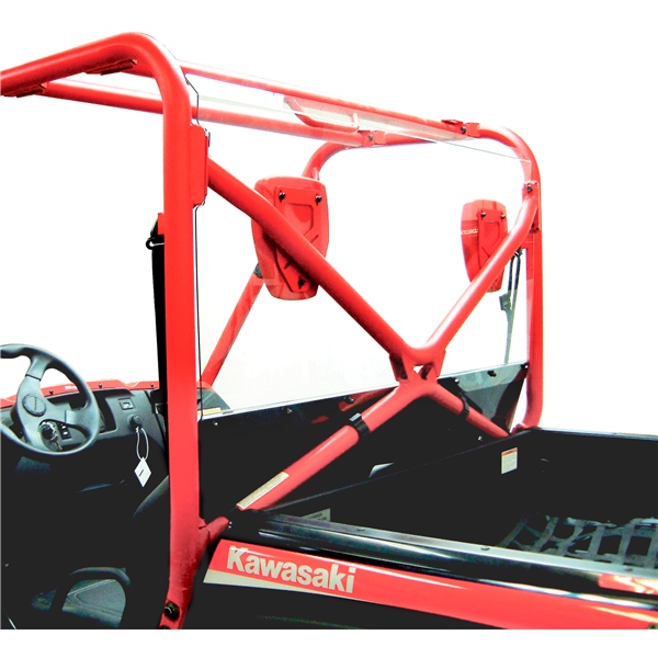 TERYXWS1003 DIRECTION2 Direction 2 Rear Windshield & Back Panel Combo - Scratch Resistant KAWASAKI WINDSHIELD RR/PANEL KAWA DIRECTION2 Rear Windshield & Back Panel Combo - Scratch Resistant Clear