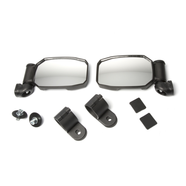 56-18092 SEIZMIK Seizmik Strike Mirror 2" Clamp-On STRIKE ABS SIDE VIEW MIRROR  PAIR Strike Mirror Black