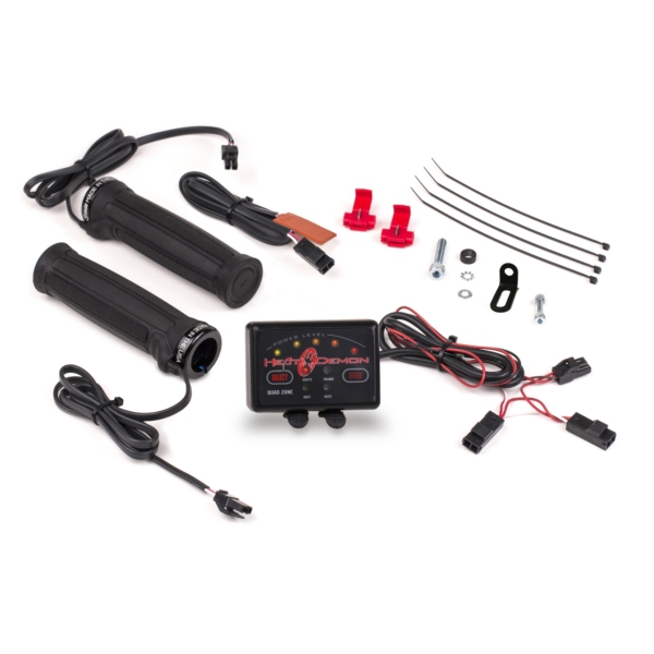 215048 HEATDEMON Heat Demon Heated Grips with Control Unit 176003 CLAMP ON GRIP QUAD ZONE KIT Heated Grips with Control Unit 