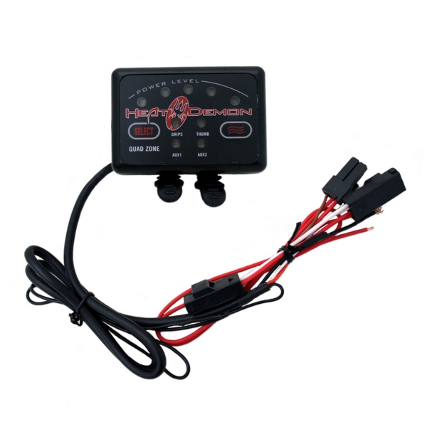 215084 HEATDEMON Heat Demon Quad Zone Replacement Heat Controller Buttons - 176014 QUAD ZONE REPL CONTROLLER 176003 Quad Zone Replacement Heat Controller Black