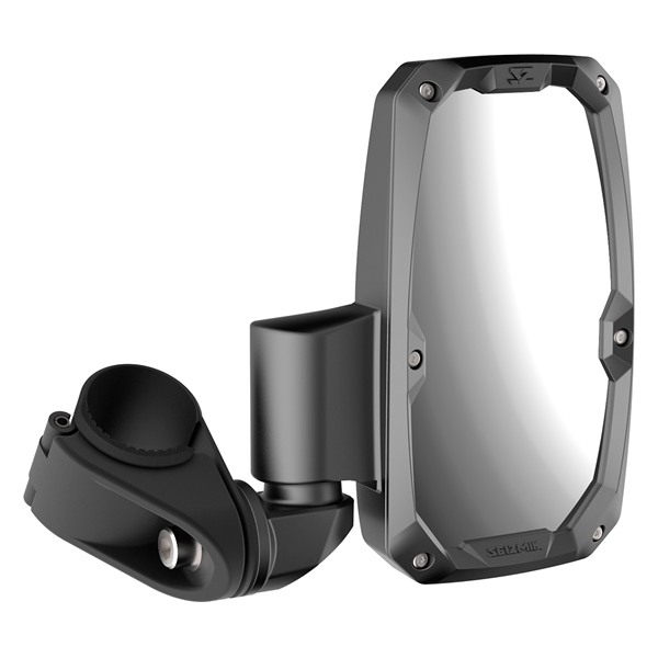 56-18105 SEIZMIK Seizmik Embark ABS Sideview Mirror 2" Clamp-On SIDE VIEW MIRROR EMBARK ABS 2"/1.875" Embark ABS Sideview Mirror Black