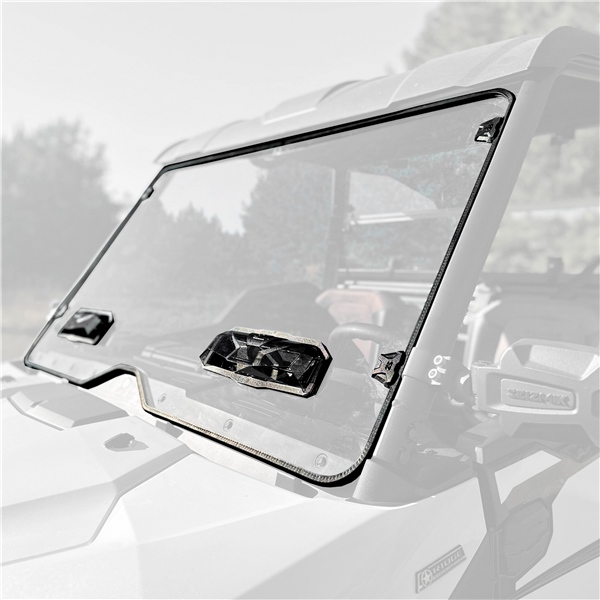 Image-2 Seizmik Versa-Vent Windshield KAWASAKI WINDSHIELD VERSA-VENT SCRATCH RESIS KAWA 50-55317KIT 50-55317KIT SEIZMIK