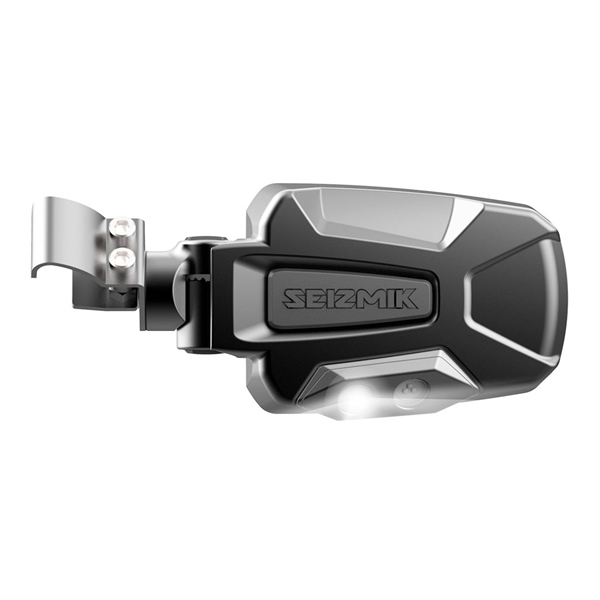 Image-2 Seizmik Pursuit Mirror with LED Light Adjustable Clamp-On MIRROR PURSUIT W/LED POL PRO-FIT 56-18088KIT 56-18088KIT SEIZMIK