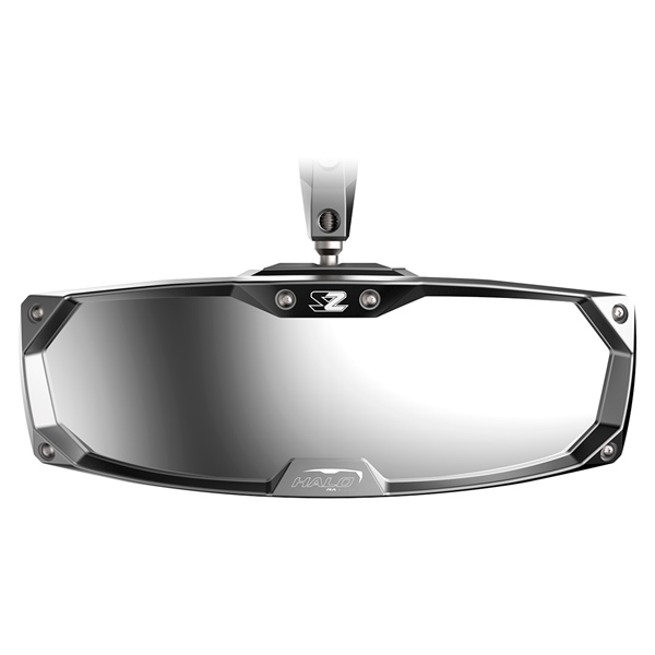 56-18015 SEIZMIK Seizmik Halo-RA Rearview Mirror Adjustable Clamp-On MIRROR HALO-RA CNC ALU C-AM Halo-RA Rearview Mirror Gray, Black