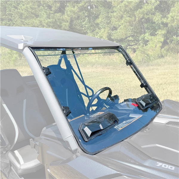 50-55330KIT SEIZMIK Seizmik Toolless Versa-Vent Windshield CAN-AM (BRP) WINDSHIELD VERSA VENT C-AM SEIZMIK Toolless Versa-Vent Windshield Clear