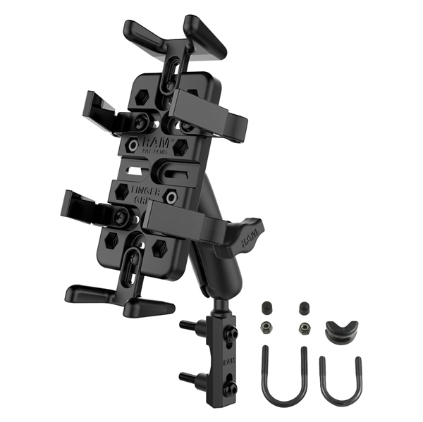 RAM-B-174-UN4 RAM-MOUNT RAM MOUNT Universal Base Mount with U-Bolt MOUNT UNIV CLUTCH/BRAKE W/U-BOLT KIT Universal Base Mount with U-Bolt Black