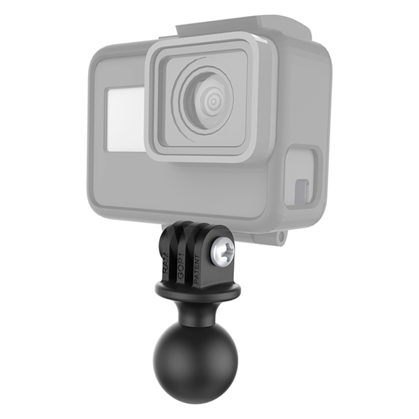 RAP-B-202U-GOP1 RAM-MOUNT RAM MOUNT Universal adapter 1" ball for camera ADAPTER UNIV BALL 1" GOPRO UNPKD Universal adapter 1" ball for camera Black