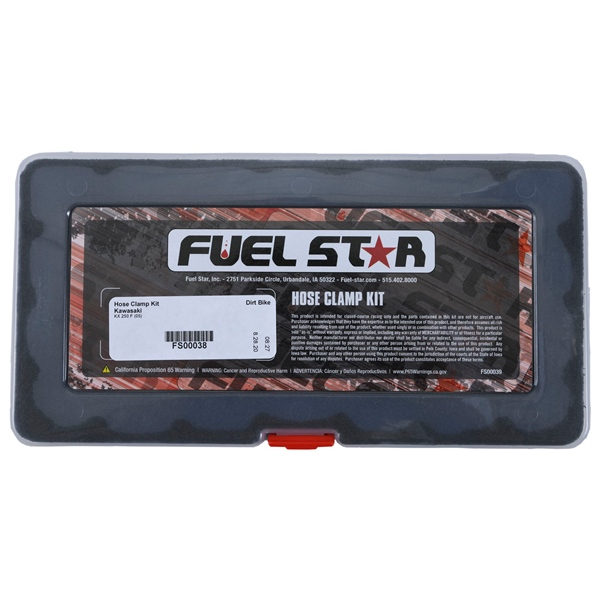 FS00038 ALL-BALLS All Balls Fuel Hose Clamp Kit FUEL HOSE CLAMP KIT FUELSTAR Fuel Hose Clamp Kit 