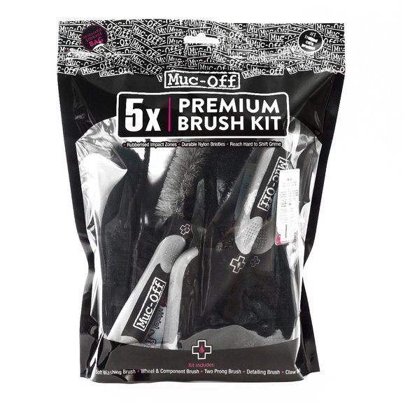 206 MUC-OFF Muc-Off Brush Kit of 5 BRUSH SET QTY5 Brush Kit of 5 