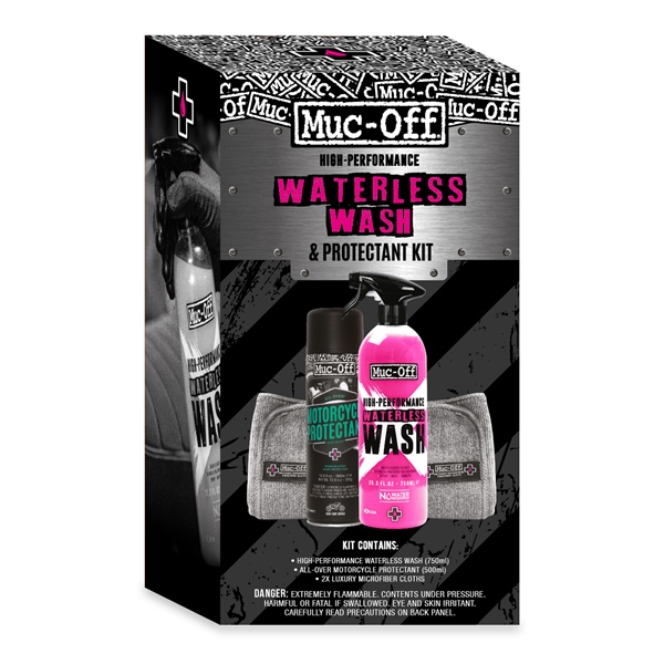 20029US MUC-OFF Muc-Off Waterless Wash and Protectant Kit WATERLESS WASH & PROTECTANT KIT MUC-OFF Waterless Wash and Protectant Kit 