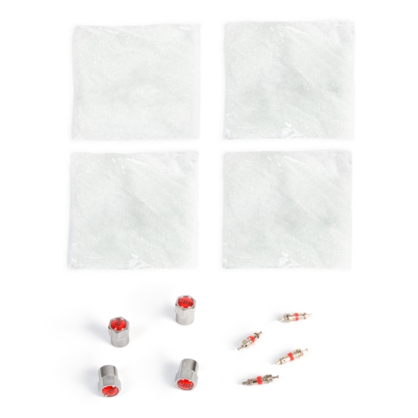 MK 3OZ COUNTERACT Counter Act Tire Balancing Beads - Dealer Bag BAG W/BEADS & VALVE CAP 3 OZ QTY4 Tire Balancing Beads - Dealer Bag 