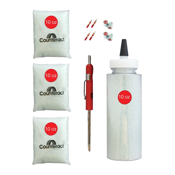 Kit N COUNTERACT Counter Act Tire Balancing Beads - DIY Kit BEAD WHEEL BALANCING KIT N COUNTERACT Tire Balancing Beads - DIY Kit 