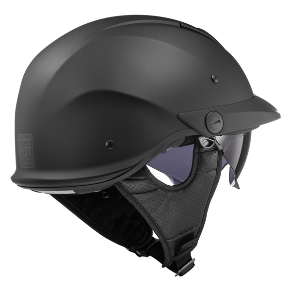 Image-2 LS2 Rebellion Half Helmet Solid HELM REBELLION BK MAT SUNV 2XL LS2 590-1016 590-1016 LS2