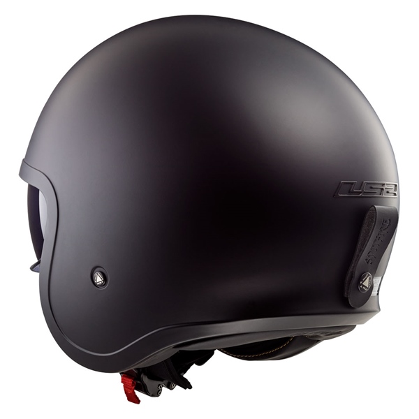 Image-4 LS2 Spitfire Open-Face Helmet Solid HELM SPITFIRE BK MAT SUNV 2XL LS2 599-1016 599-1016 LS2