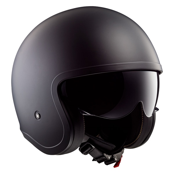 Image-3 LS2 Spitfire Open-Face Helmet Solid HELM SPITFIRE BK MAT SUNV 2XL LS2 599-1016 599-1016 LS2