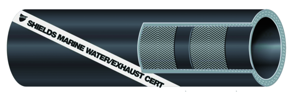 Shields Marine Exhaust/Water Hose (No Wire)