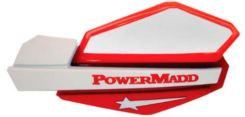 34222 POWERMADDCOBRA Powermadd Star Series Handguard System HANDGUARD STAR SERIES RD/WH HON Star Series Handguard System Red, White