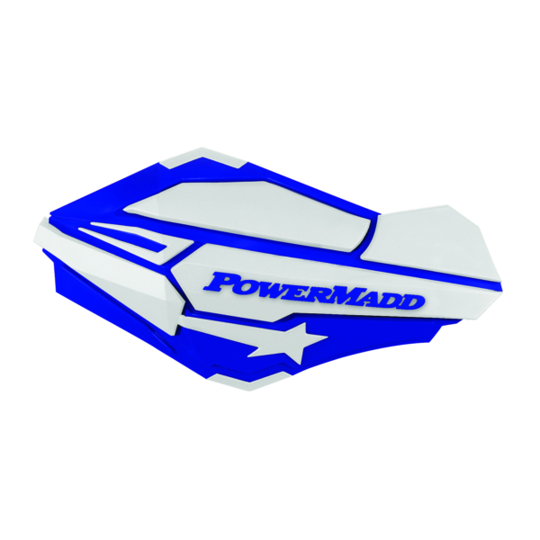 34421 POWERMADDCOBRA Powermadd Sentinel Handguard, Blue/White HANDGUARD SENTINEL BL/WH POWERMADD Sentinel Handguard, Blue/White Blue, White