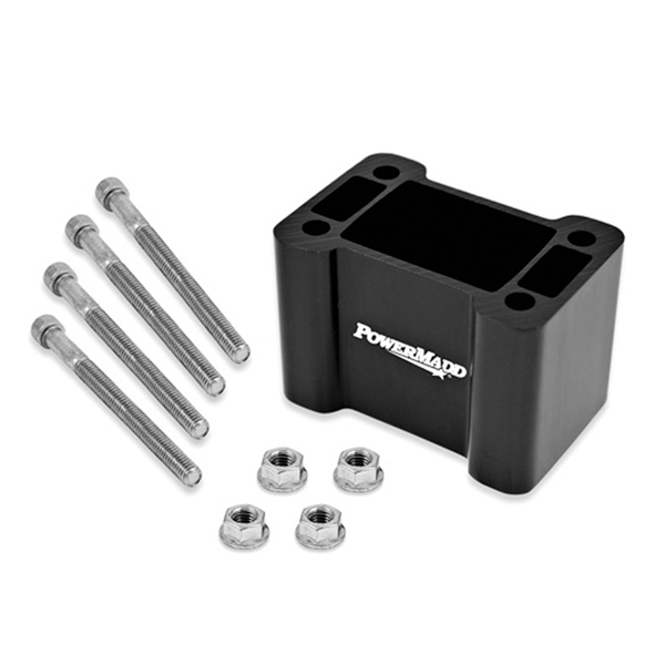 45491 POWERMADDCOBRA Powermadd Bar Rise Kit RISER KIT 3" POL POWERMADD Bar Rise Kit Black