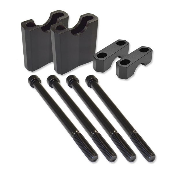 45220 CIRO-LLC Powermadd Universal 7/8'' Bar Riser RISER BAR 2   UNIV 7/8   POWERMADD Universal 7/8'' Bar Riser Black