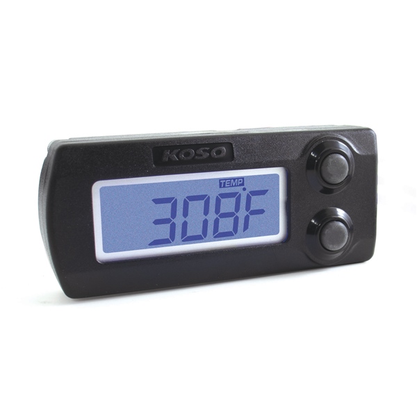 BA004065-X KOSO-NORTH-AMERICA Koso Single Exhaust Temperature Meter Universal - 205085 SINGLE EGT GAUGE W/QUICK RESPONSE SENSOR Single Exhaust Temperature Meter 