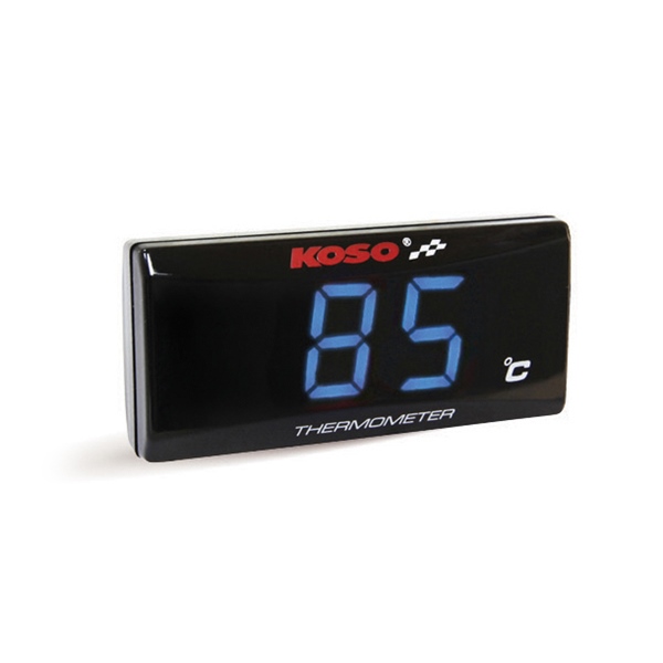 BA024B10 KOSO-NORTH-AMERICA Koso Super Slim Style Thermometer Celcius Universal - 205154 SUPER SLIME TEMP GAUGE CELLCIUS KOSO Super Slim Style Thermometer Celcius 