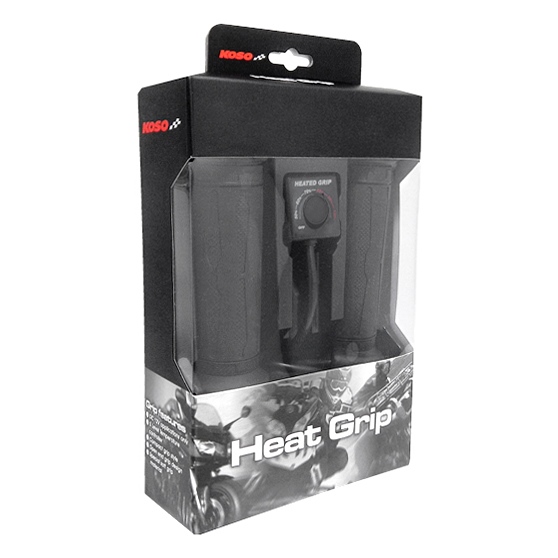 Image-4 Koso Heater Grips (Thumb Throttle Applications) 205155 HEATED GRIP 7/8" HANDLEBAR AM10710F AM10710F KOSO