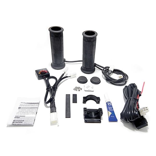 Image-3 Koso Heater Grips (Thumb Throttle Applications) 205155 HEATED GRIP 7/8" HANDLEBAR AM10710F AM10710F KOSO