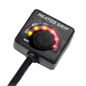 Image-2 Koso Heater Grips (Thumb Throttle Applications) 205155 HEATED GRIP 7/8" HANDLEBAR AM10710F AM10710F KOSO