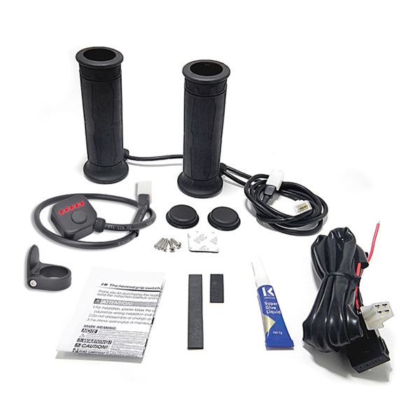 Image-3 Koso V2 Heat Grips with Thumb Warmer 204800 GRIPS HEAT W/THUMB WARMER 7/8" KOSO V2 AM10712G AM10712G KOSO