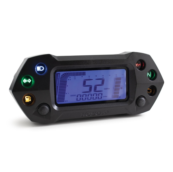 BA027002 KOSO-NORTH-AMERICA Koso DB-01R+ Multifunction Meter Universal - 205268 MULTI FUNCTION GAUGE DB-01R KOSO DB-01R+ Multifunction Meter 