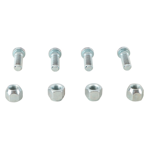 85-1023 ALL-BALLS All Balls Wheel Stud and Nut Kit 209718 WHEEL STUD/NUT KIT FT/RR YAM Wheel Stud and Nut Kit Silver
