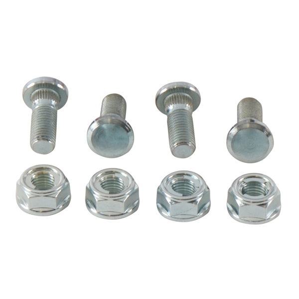 85-1050 ALL-BALLS All Balls Wheel Stud and Nut Kit 209727 WHEEL STUD/NUT KIT FT/RR HON Wheel Stud and Nut Kit Silver