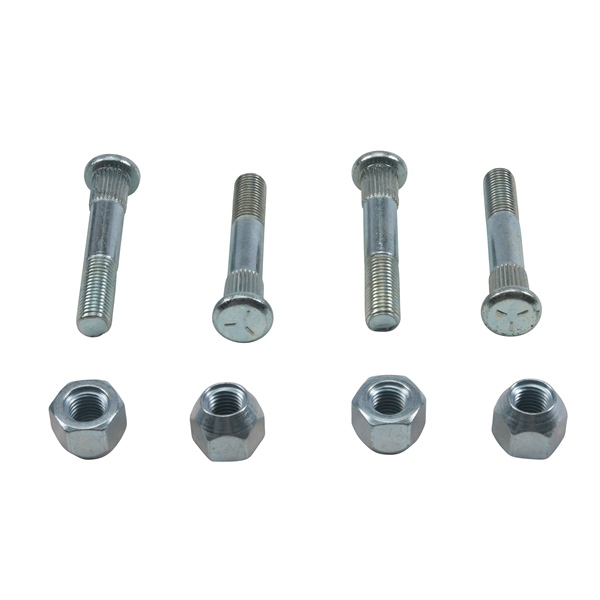 85-1089 ALL-BALLS All Balls Wheel Stud and Nut Kit 209738 WHEEL STUD/NUT KIT FT/RR POL Wheel Stud and Nut Kit Silver