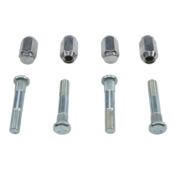 85-1097 ALL-BALLS All Balls Wheel Stud and Nut Kit 209743 WHEEL STUD/NUT KIT FT/RR POL Wheel Stud and Nut Kit Silver