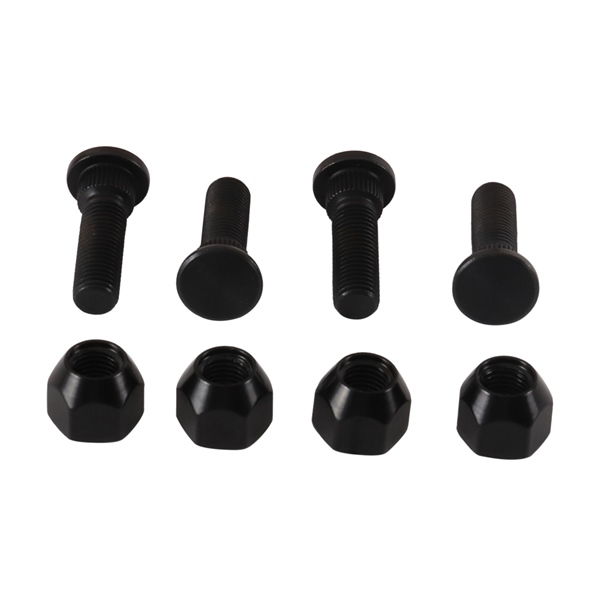 85-1009 ALL-BALLS All Balls Wheel Stud and Nut Kit 209930 WHEEL STUD/NUT KIT FT/RR YAM Wheel Stud and Nut Kit Silver