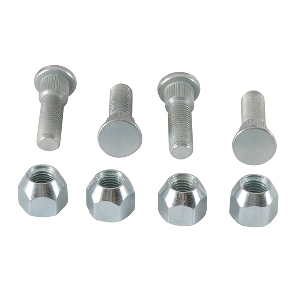 85-1024 ALL-BALLS All Balls Wheel Stud and Nut Kit 209936 WHEEL STUD/NUT KIT RR YAM ALLBALLS Wheel Stud and Nut Kit Silver