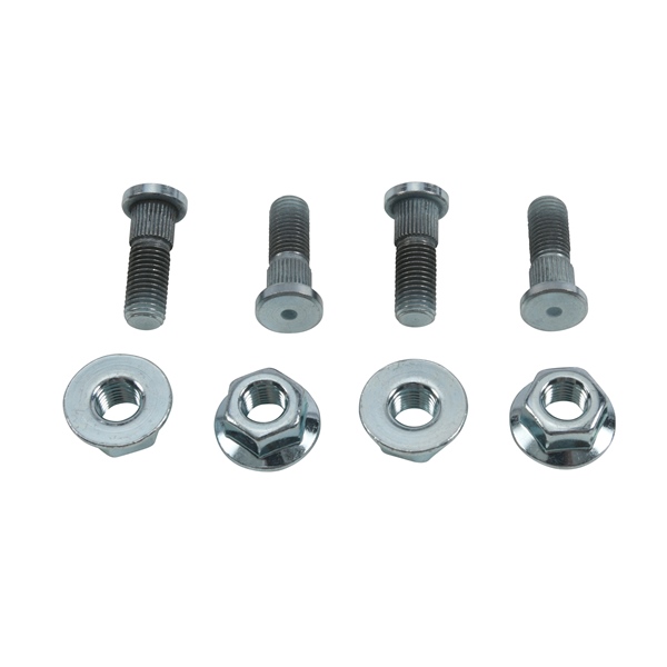 85-1027 ALL-BALLS All Balls Wheel Stud and Nut Kit 209938 WHEEL STUD/NUT KIT RR KAWA ALLBALLS Wheel Stud and Nut Kit Silver