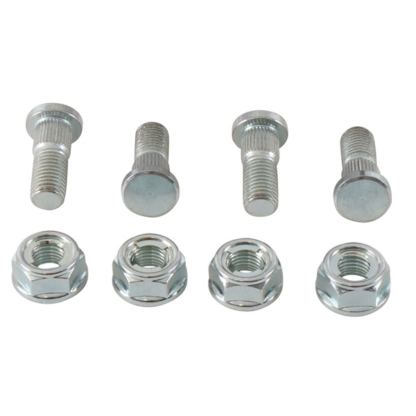 85-1031 ALL-BALLS All Balls Wheel Stud and Nut Kit 209940 WHEEL STUD/NUT KIT FT/RR KAWA Wheel Stud and Nut Kit Silver