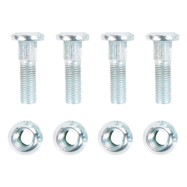 85-1048 MOOSE-RACING All Balls Wheel Stud and Nut Kit 209945 WHEEL STUD/NUT KIT FT/RR HON Wheel Stud and Nut Kit Silver