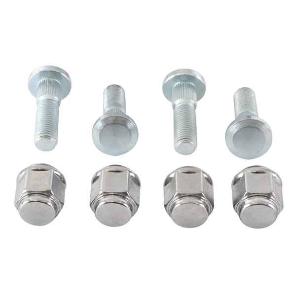 85-1053 ALL-BALLS All Balls Wheel Stud and Nut Kit 209949 WHEEL STUD/NUT KIT RR HON ALLBALLS Wheel Stud and Nut Kit Silver