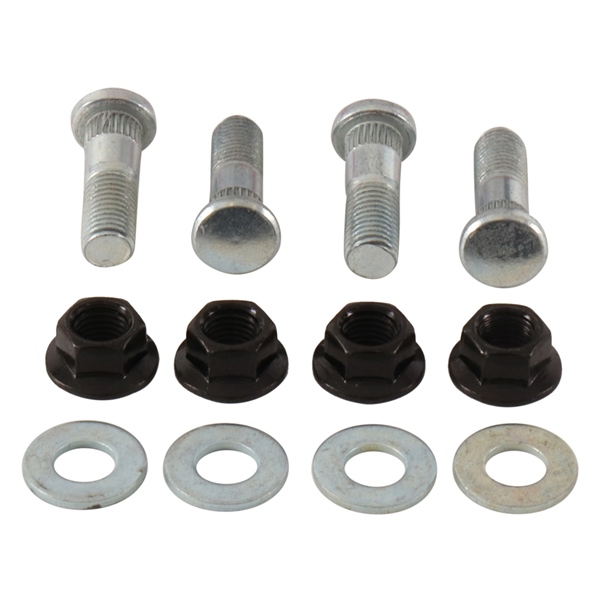 85-1062 ALL-BALLS All Balls Wheel Stud and Nut Kit 209952 WHEEL STUD/NUT KIT FT/RR SUZ Wheel Stud and Nut Kit Silver
