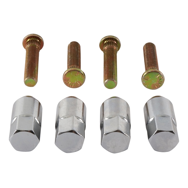 85-1107 ALL-BALLS All Balls Wheel Stud and Nut Kit 209962 WHEEL STUD/NUT KIT FT POL ALLBALLS Wheel Stud and Nut Kit Silver