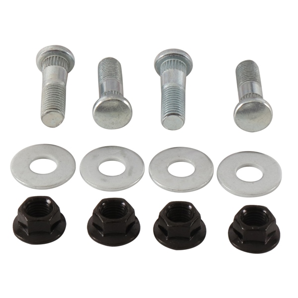 85-1122 MOOSE-RACING All Balls Wheel Stud and Nut Kit 209969 WHEEL STUD/NUT KIT FT SUZ ALLBALLS Wheel Stud and Nut Kit Silver
